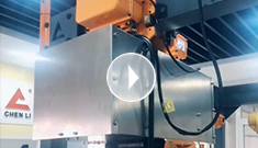 辰力電動葫蘆配置：不銹鋼車輪、施耐德變頻器、進口鏈條、不銹鋼防護