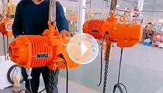 雙速15臺辰力電動葫蘆測試完畢，準備打包發貨